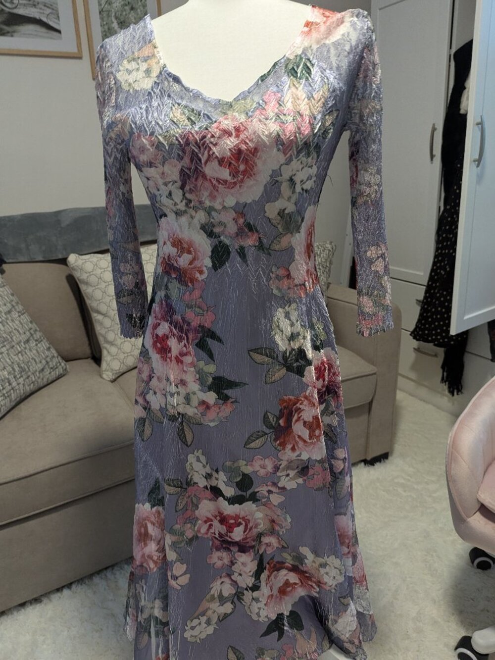 LIKE NEW! KOMAROV FORMAL/SEMI-FORMAL dress size S.
